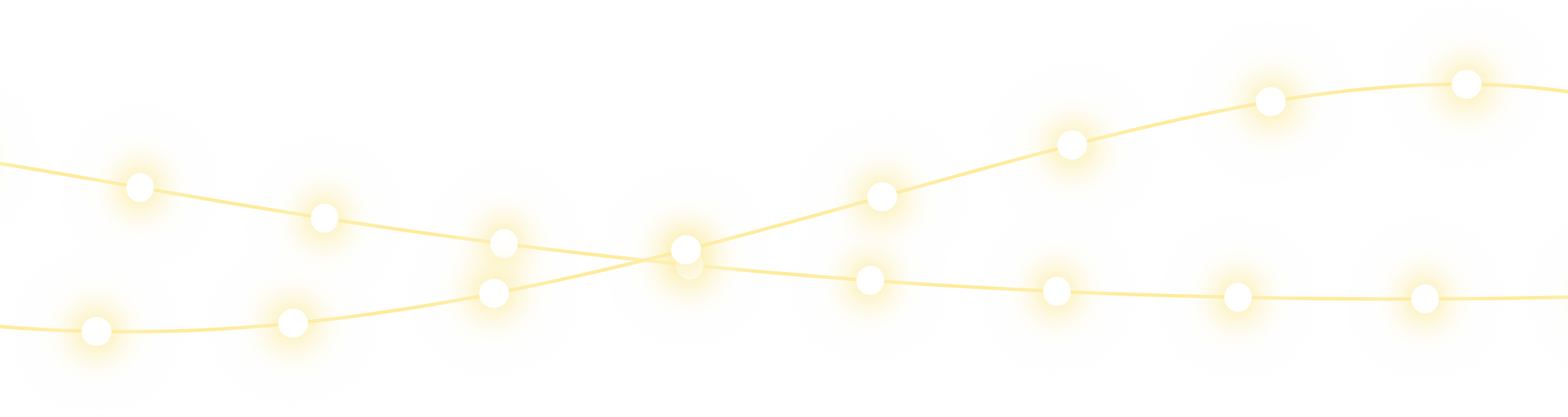 Glowing Christmas Lights Illustration